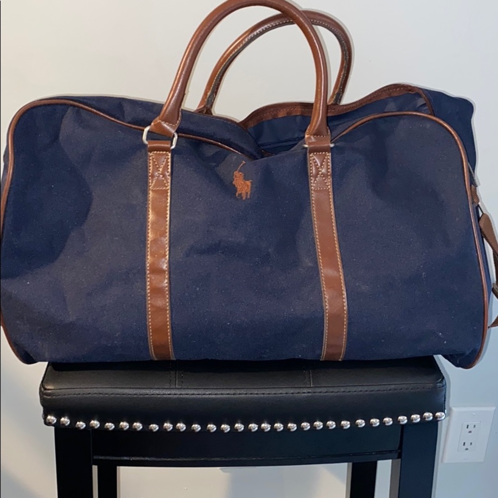 Vintage Ralph Lauren weekender duffel bag